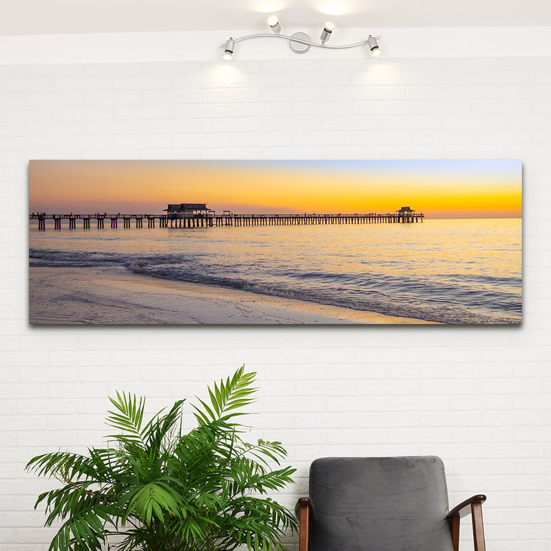 Naples Pier At Sunset